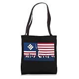 Binance USD BUSD Logo Cryptocurrency American Flag Tote Bag