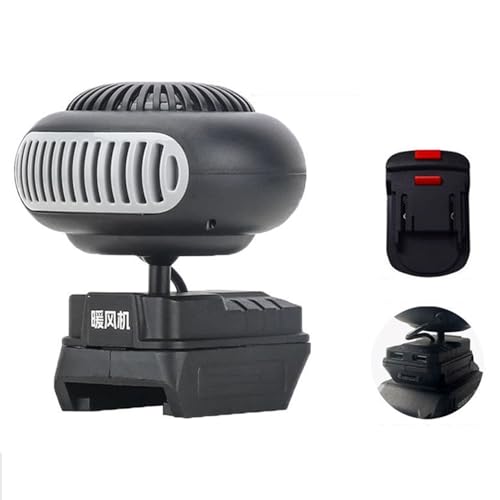Calentador ligero para coche, dispositivo de ventilador silencioso, portátil de 8 pulgadas con desempañamiento rápido, calentador de material con protección de seguridad, accesorio para automóvil