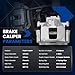 SYKRSS Front Brake Caliper Assembly Replaces for 18B5044 18B5045, Compatible with Dodge Grand Caravan Nitro 2007-2010, Compatible with Jeep Wrangler Liberty 2007-2012