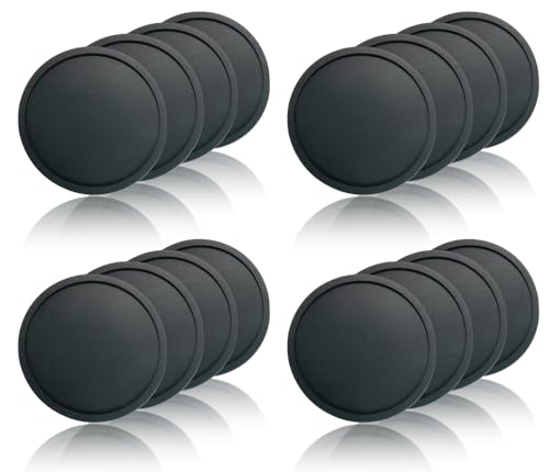 iiNOWL(�C�[�m�E��) �R�[�X�^�[ �V���R�� ��e�� �Ɩ��p �X�ܗp �܂Ƃߔ��� �ی^ �J�t�F �o�[ ���a��10cm �� (�u���b�N�i���n�j16��)