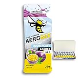 AEROBEE Energy Gel - Maracuja LIQUID 10x26 g - 100% Natürliches Energy Gel aus Honig - leicht bekömmliches Sport Gel - Energy Gel Laufen, Rennrad Nahrung, Triathlon Gel – Einzigartig im Geschmack