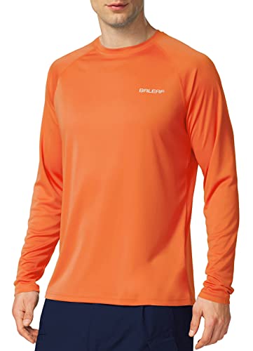 Rashguard Séchage Rapide T-Shirt Anti-UV Homme Léger et Respirant Orange