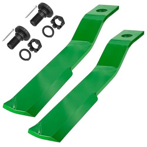 Caltric Cutter Blades & Bolt Nut kit Compatible with King Kutter Rotary Kutter L-60-40-P/L-60-60-P/L-60-40-SC/L-60-60-SC/P-60-40-P P-60-60-P P-60-60-SC