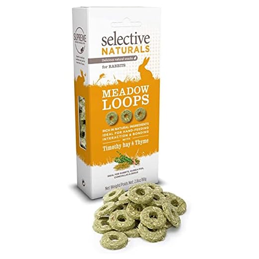 Selektiv naturlig Meadow slang för kanin med Timothy Heu & Thymian 80 g (4 stycken)