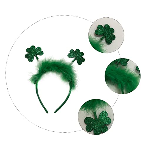 FOMIYES 2 Pçs Tiaras Do Festival Irlandês Scrunchies De Cetim Tiara De Lantejoulas Faixa De Cabelo D