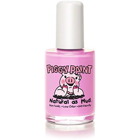 Piggy Paint 100% Non-toxic Girls Nail Polish - Safe, Chemical Free Low Odor for Kids - Pinkie Promise - Great Stocking Stuffer for Kids Cover