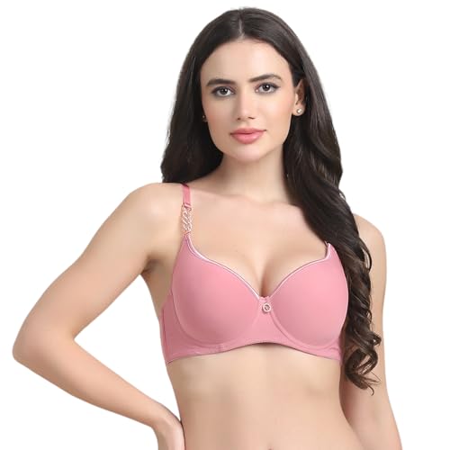 Image of Quttos PrettyCat Lightly Padded Underwired Sexy T-Shirt Bra with Chain Strap