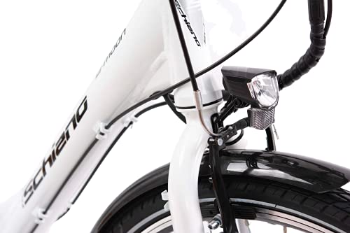 F.lli Schiano E- Moon, Bicicletta Elettrica da Città, Adulto, Donna28” –  SchianoStore