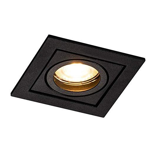 Down light carré noir 5W LED plafonnage haut de gamme - 2