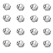 Kissitty 100-Piece Tibetan Style Antique Silver Corrugated Pumpkin Tiny Spacer Beads 4mm Lead Free & Cadmium Free DIY Jewelry Making Metal Findings