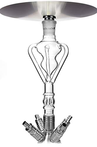 MATA LEON Molassefänger Glasrauchsäule small Spider für Shisha Wasserpfeifen 29/2er Schliff Panzerschliff sehr stabil 2… – Bild 3