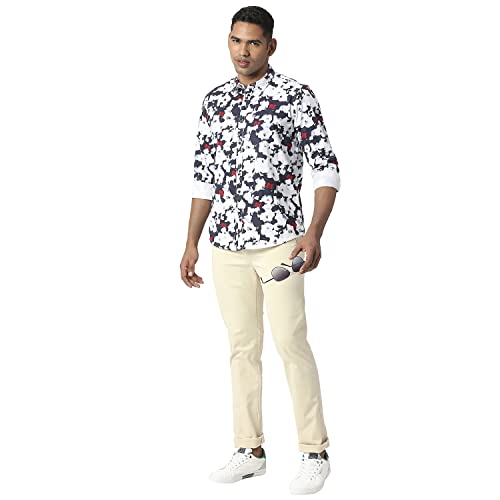 Image of Pepe Jeans Men's Casual Shirt | Trendy Printed Shirt for Men| Regular Fit | Full Sleeve | Available in Plus Size, Cotton