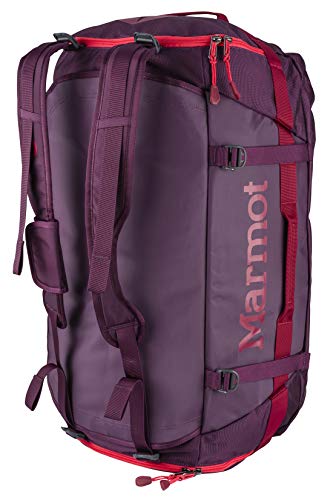 Marmot Long Hauler Travel Duffel Bag, Dark Purple/Brick, Large