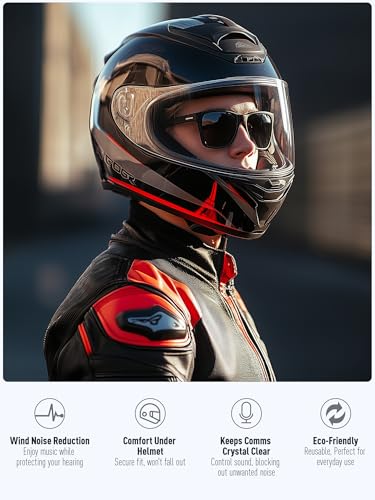 Softvox Reusable Motorcycle Ear Plugs