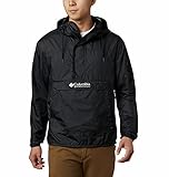 Columbia Hombre Chaqueta Cortavientos Ligera, Black, L