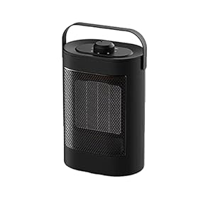 Ventilatorkachel 1500 W, keramische mini-verwarming met 3 standen, instelbare verwarming, meervoudige bescherming, ventilatorkachel voor badkamer, kantoor, woonkamer, slaapkamer, thuis, zwart