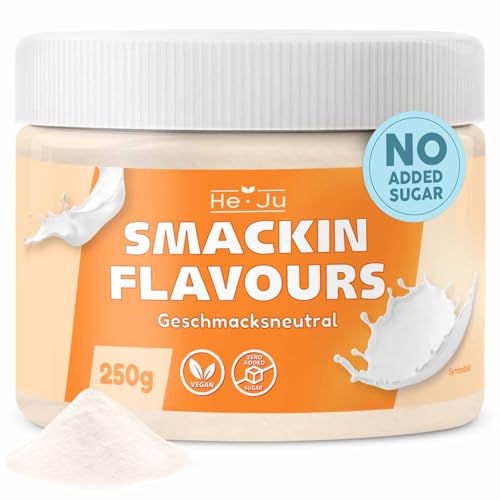 He-Ju Flavour Pulver Geschmacksneutral 250g, vegan, das einzige Geschmackspulver ohne Geschmack zum Süßen
