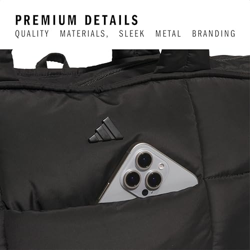 Image of adidas Quilted Puffer Tote Bag