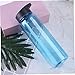 AEIOFU Sports Water Bottle with Straw Flip Top Drinks Bottles Gym Water Cup for Running Bike Schools Transparent Gym Bottle Clear Water Bottle Fitness Water Cup Water Bottles with Straw