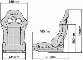 Amazon | BRIDE (ブリッド) リクライニングシート【STRADIAⅢ