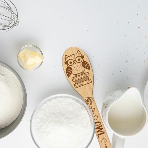 Utensilios de cocina de bambú animados para cocinar recetas divertidas en familia 8