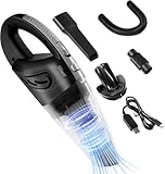 Hiluce Car Vacuum Portable Cordless, Handheld Vacuum Cleaner...