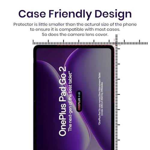 Image of Czartech Tempered Glass Guard for OnePlus Pad Go 2 12.1 inch / OnePlus Pad 2 Screen Protector Guard (Anti-Scratch and Smudge Proof) - 1 Pack