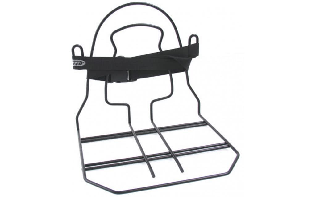 Steco Unisex-Adult 2521700301 Gepäckträger , schwarz, 9 x 8 x 15 cm