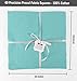 Soimoi Solid Aqua Blue Precut 10 inch Cotton Fabric Quilting Squares Charm Pack DIY Patchwork Sewing Craft