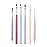 FULINJOY 6 PCS Nail Art Brushes Set, Nail Painting Brushes Nail Art Liner Brushes and Nail Art Dotting Pens, H - 6PCS