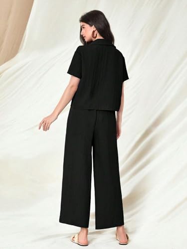 Image of TOPLOT Women's Jumpsuit Co-ord Set | Soft Breathable Feel | Comfortable Fit with Easy Movement | Stylish One-Piece Outfit Design | Perfect for Casual & Travel (5225)