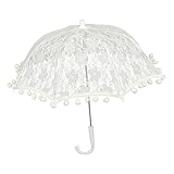 Parapluie dansant : parapluie à fleurs en dentelle et soie : robuste et durable, ce parapluie en dentelle est unique et aux couleurs vives pour une utilisation à long terme.