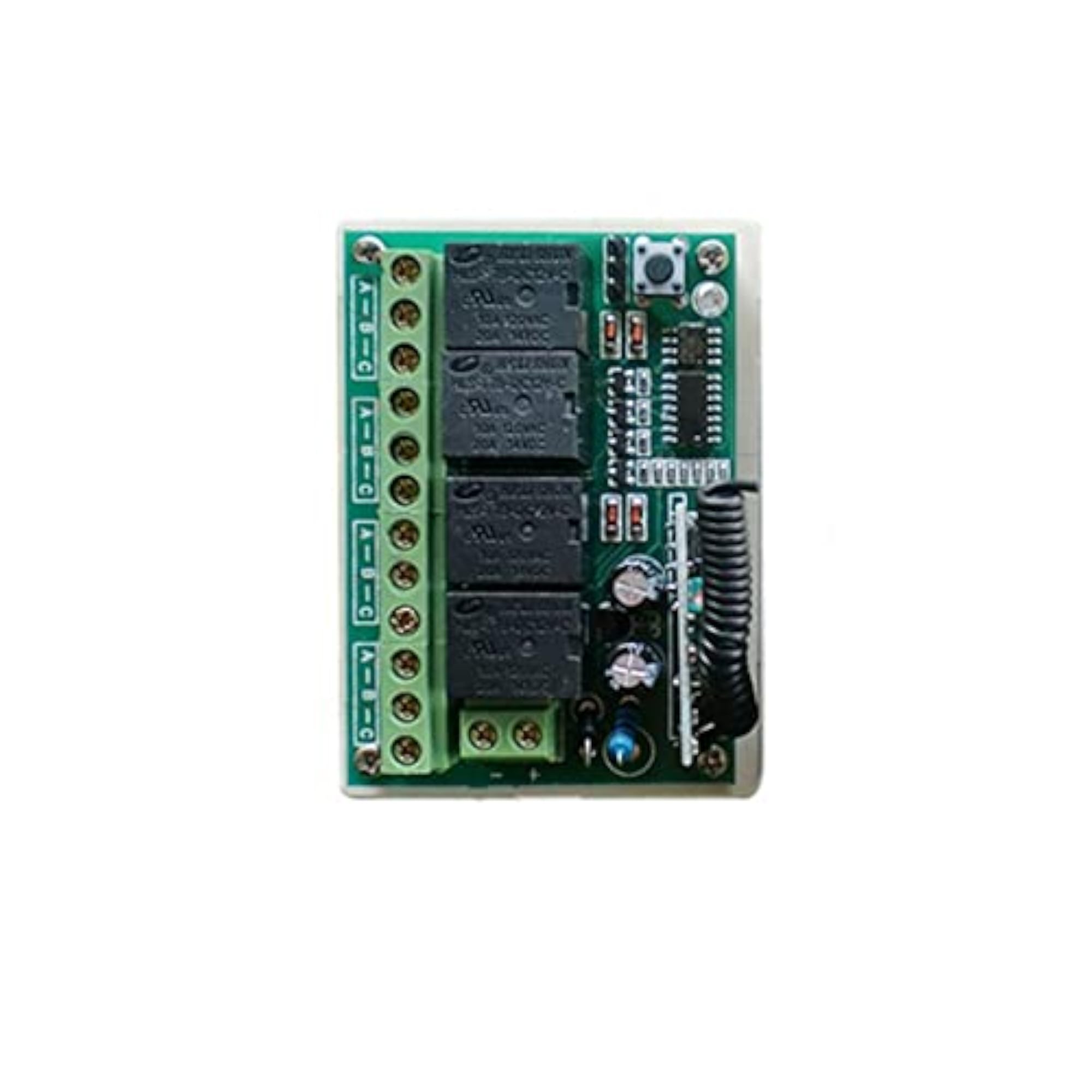 4 CH 12V DC Wireless Relay Remote Control Switch