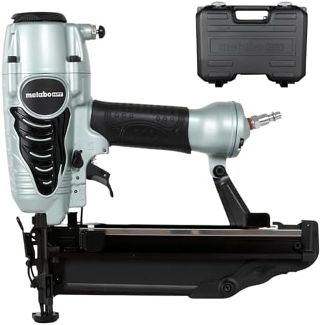 Metabo HPT Finish Nailer with Air Duster, Pro-Preferred Pneumatic...