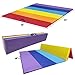 Safly Fun Gymnastics Bar with Mat for Kids Ages 3-15 for Home