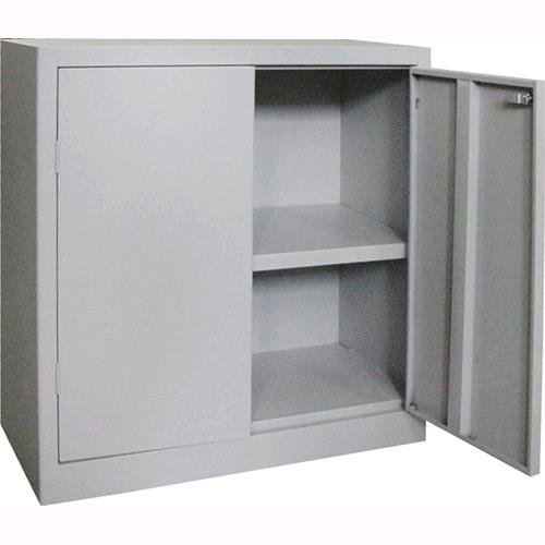 ARMADIO Basso 2 Ante Lamiera Verniciata MINISPAZIO 80x40x80H cm Fornito Smontato