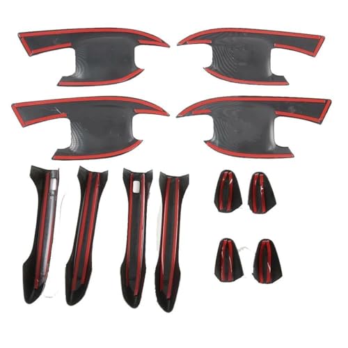 Manija de puerta lateral externa Kia K2 2011-2016: protector y embellecedor de ABS 2