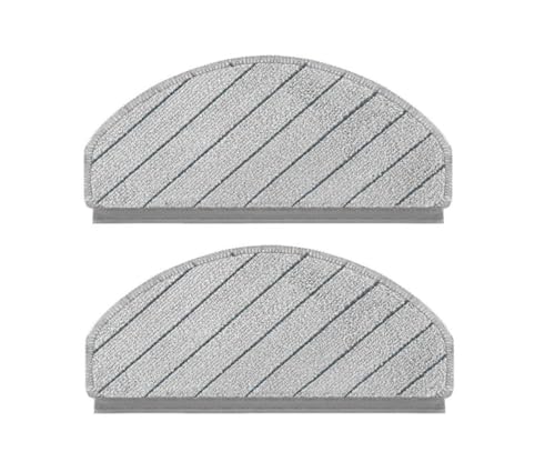 Image of Replacement Mop Pads Compatible with Ecovacs DEEBOT N20, N30 and N30 Plus, Microfibre Cleaning Cloth, Pack of 2
