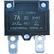 2Pcs 7A 125 / 250Vac 50Vdc Automatic Reset Relay Fuse Therma Switch Circuit Breaker Current Overload Protection Children Ride on Toy Car Accessories   