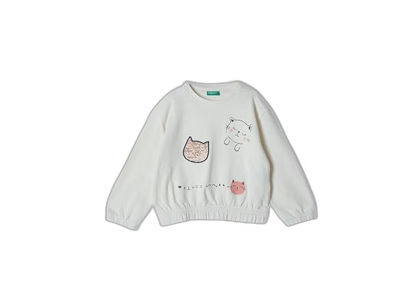 United Colors of Benetton Bluza z kapturem Dziewczynki Maglia G/C M/L 3j68g10fe