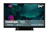 Toshiba Fernseher 24 Zoll Smart TV Fire TV HD-Ready Fernseher HDR TV mit integriertem Triple-Tuner, LED TV 24WF3F63DAR (2026)