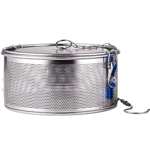 Colador para especias, cesta de salmuera de acero inoxidable – Cesta multiusos para especias de malla | Cesta de acero inoxidable, colador, colador de especias, cesta de filtro de salmuera
