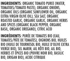 Perfect Chef Organic Roasted Garlic Pasta Sauce (6-Pack), 6 x 740ml - Gluten Free, No Sugar Added, Vegan, Made in Canada. - 1