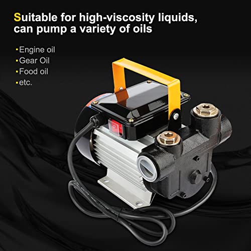 Gpoas 110V Ac 550W Self Priming Electric Transfer Pump, 60L / Min 16Gpm Oil Change Fuel Diesel Kerosene Biodiesel Pump #TOP5