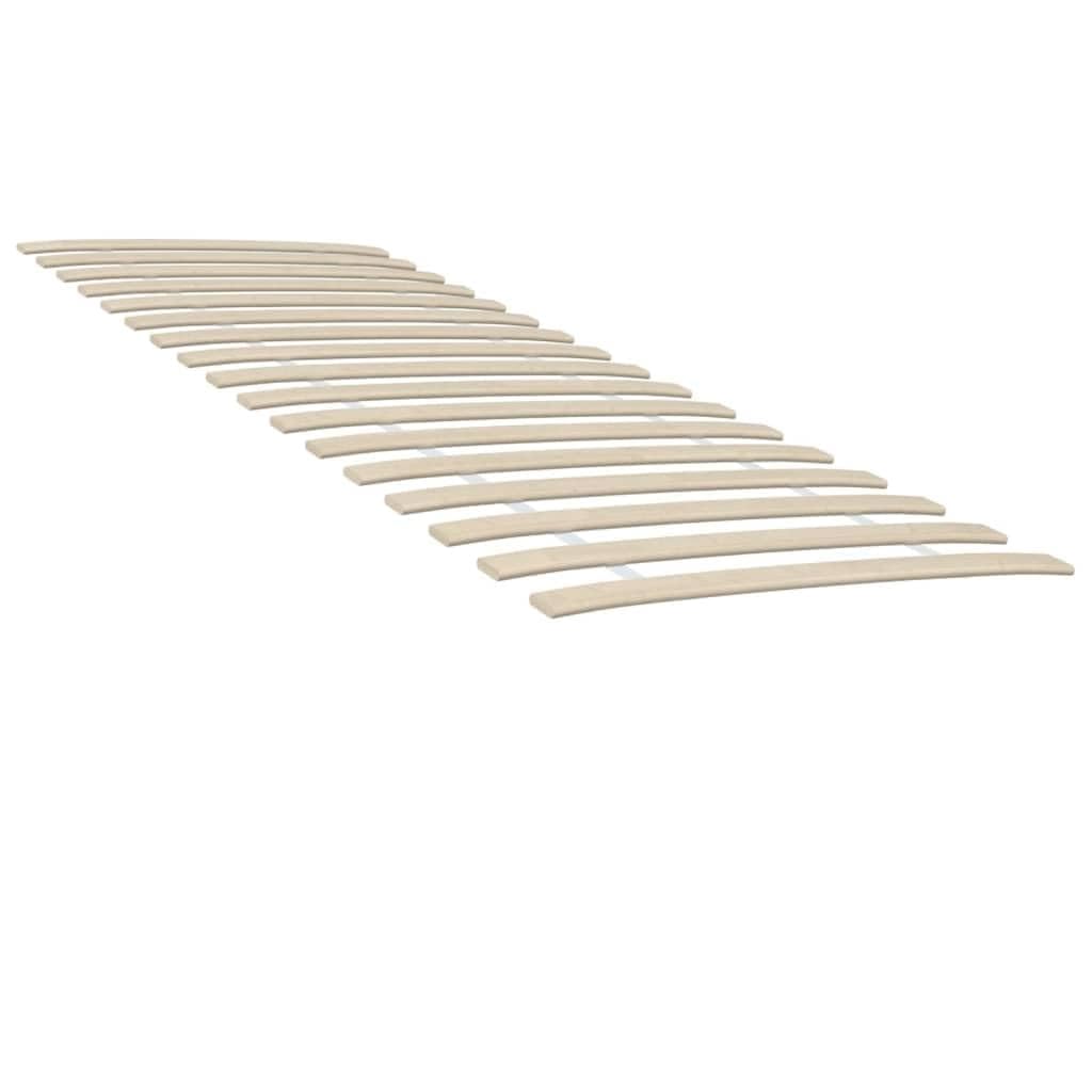 lite drewno topolowe skręcane 17 listew 70x200 cm brąz | Zapasowe listwy do łóżka 34 listwy 2 szt 70x200 cm lite drewno topolowe składane