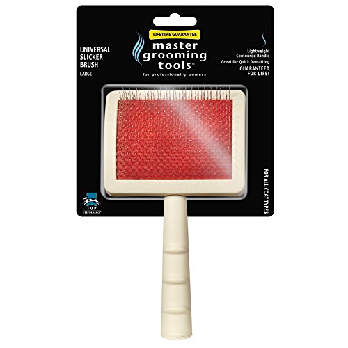 Cepillo slicker para mascotas ideal para mantener el sofá libre de pelos 7