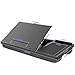 Laptop Lap Desk with Cushion - 9 Adjustable Angles, Fits Up to 15.6 inch Laptops, Built-in Mouse Pad, Phone and Pen Slots. Portable Writing Board for Bed, Sofa, and Work Table