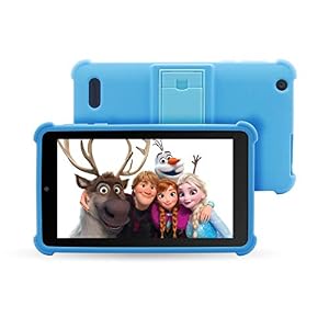 Venturer Small Wonder 7″ Android Kids Tablet with Disney Books, Bumper Case & Google Play, 16GB Storage & 2GB RAM Dual Band 5GHz/2.4GHz WiFi (Blue)
