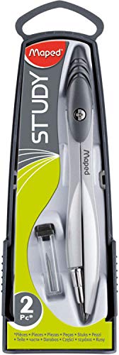 Compasso 2 Peças, Maped, Study, 119450, Cores Sortidas