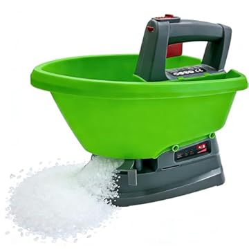 electric lawn fertilizer spreader